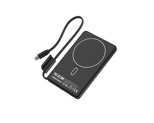 satın al OEM/ODM Ultra Thin Kablosuz Şarj Bankası Manyetik 5000mAh online manufacture