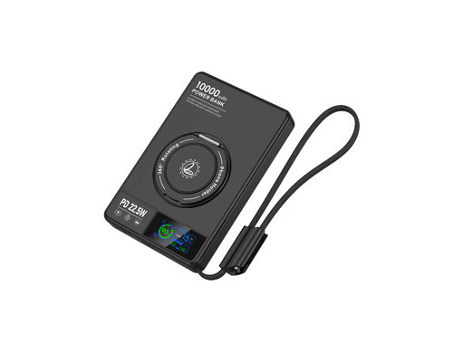 Beli Power Bank Magnetik Nirkabel Paduan Aluminium Ultra Tipis 10000mAh 22.5W Logo OEM online manufacture