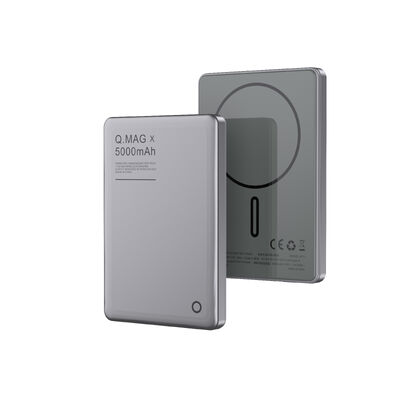 satın al LI Polimer Kablosuz Manyetik Güç Bankası Mini Yüksek Kapasiteli 5000mAh online manufacture