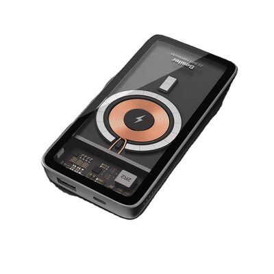 Beli Power Bank Nirkabel Pengisian Cepat Hisap Magnetik Cangkang Transparan online manufacture
