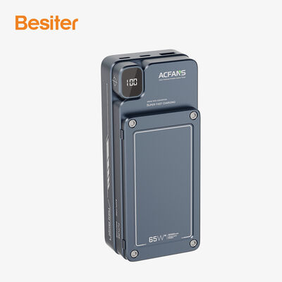 comprare ABS doppia batteria USB caricabatterie per laptop Power Bank OEM/ODM 30000mah 65w/20w online manufacture