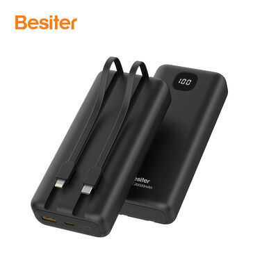 ซื้อ ที่ชาร์จเร็วพร้อมสายในตัว 2 เส้น แบตเตอรี่สำรองความจุสูงพร้อมจอแสดงผล LED online manufacture