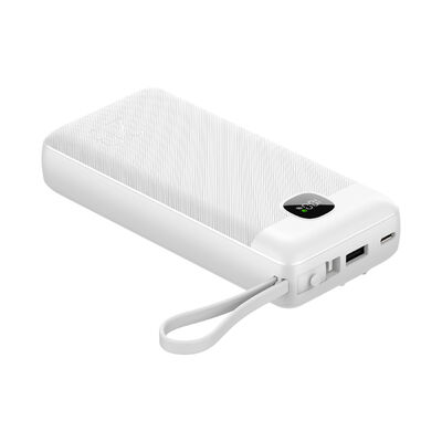 ซื้อ 20000mAh พกพา แพวเวอร์แบงค์ 22.5W ดิจิตอล จอ USB Input 3 สายเคเบิล online manufacture