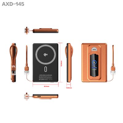 kupować BST-A145 Magnetyczny bezprzewodowy power bank 5000mAh z szybkim ładowaniem 22,5W i wbudowaną podstawką online manufacture