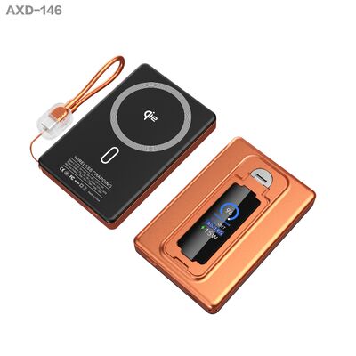 kopen BST-A146 10000mAh Magnetische draadloze powerbank, 22,5W snellaadbare draagbare oplader met ingebouwde stand & lanyard online manufacture