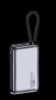 acheter Chargeur portable de 20000mAh de 45W, câble USB-C intégré, banque de charge rapide PD pour téléphones Portables online manufacture