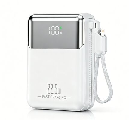 Buy Model-CK314 20000mAh Power Bank with Built-in Cables & Lanyard 22.5W Fast Charging online manufacture