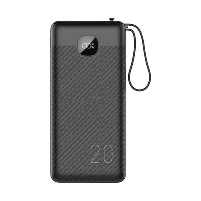 comprar Banco de energía portátil de alta capacidad ultra delgado de 20000mAh Tipo-C PD de carga rápida Display de batería digital Banco de energía OEM personalizado online manufacture