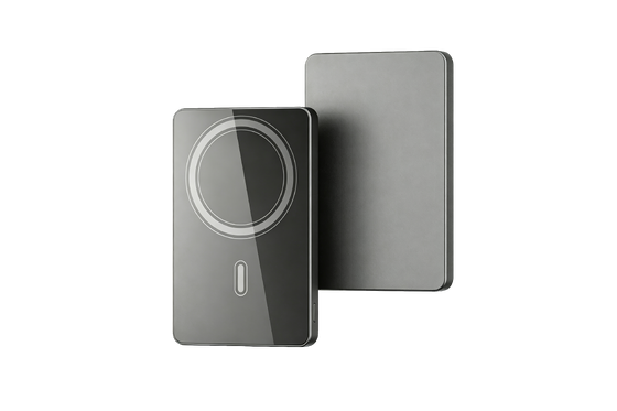 comprar Banco de Energia Magnético Ultra Slim 5000mAh Liga de Alumínio 15W Wireless PD Fast Charge M0505 para iPhone online manufacture