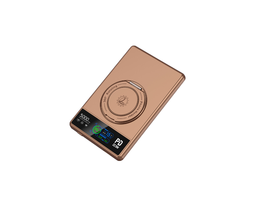 comprare Besiter 5000mAh Tipo-C Ultra Slim Power Bank Legatura di alluminio senza fili magnetici PD22.5W PowerBank con display e porta LED online manufacture